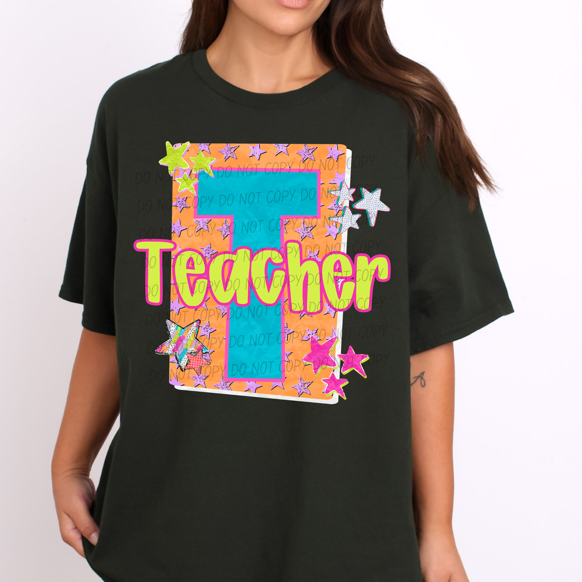 teacher rad careers (city) DTF Transfer