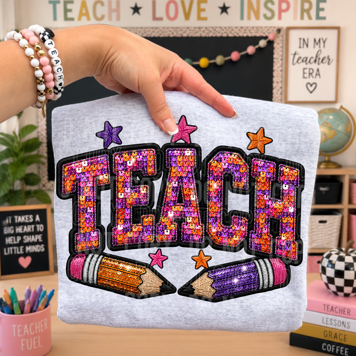 Teach sequin SBB DTF Transfer