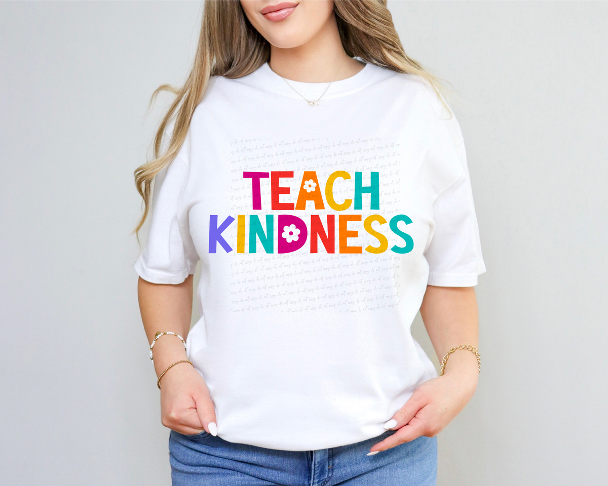 Teach Kindness Colorful Font 116661 DTF Transfer