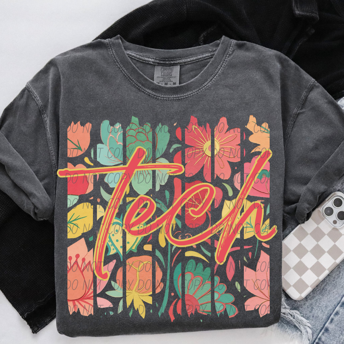 Boho strips tech (City) DTF
