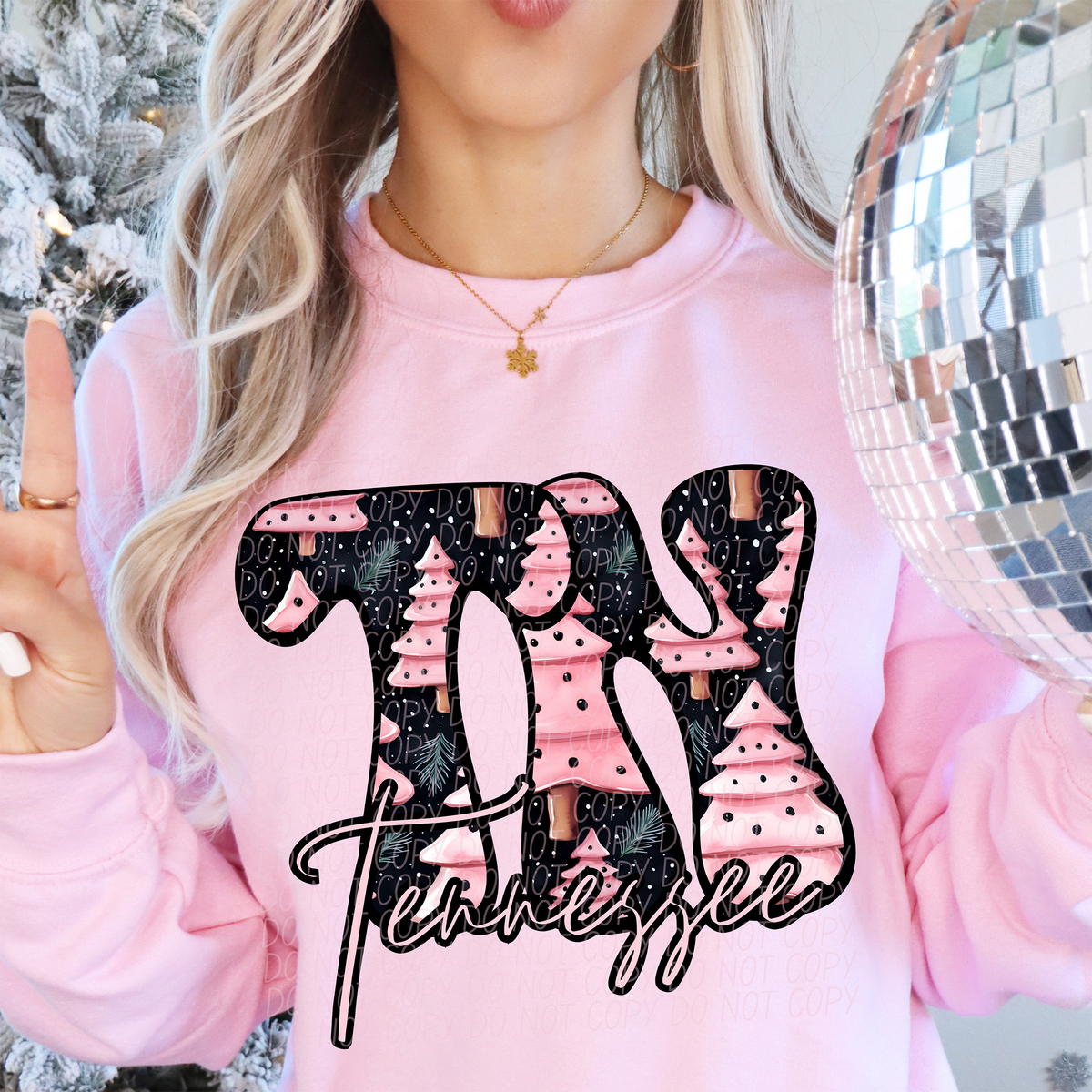 TN Tennessee Christmas State 66243 DTF transfer