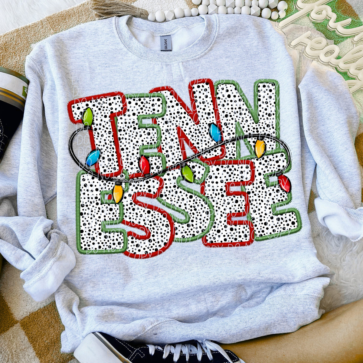 Tennessee Christmas Lights (City) DTF Transfer