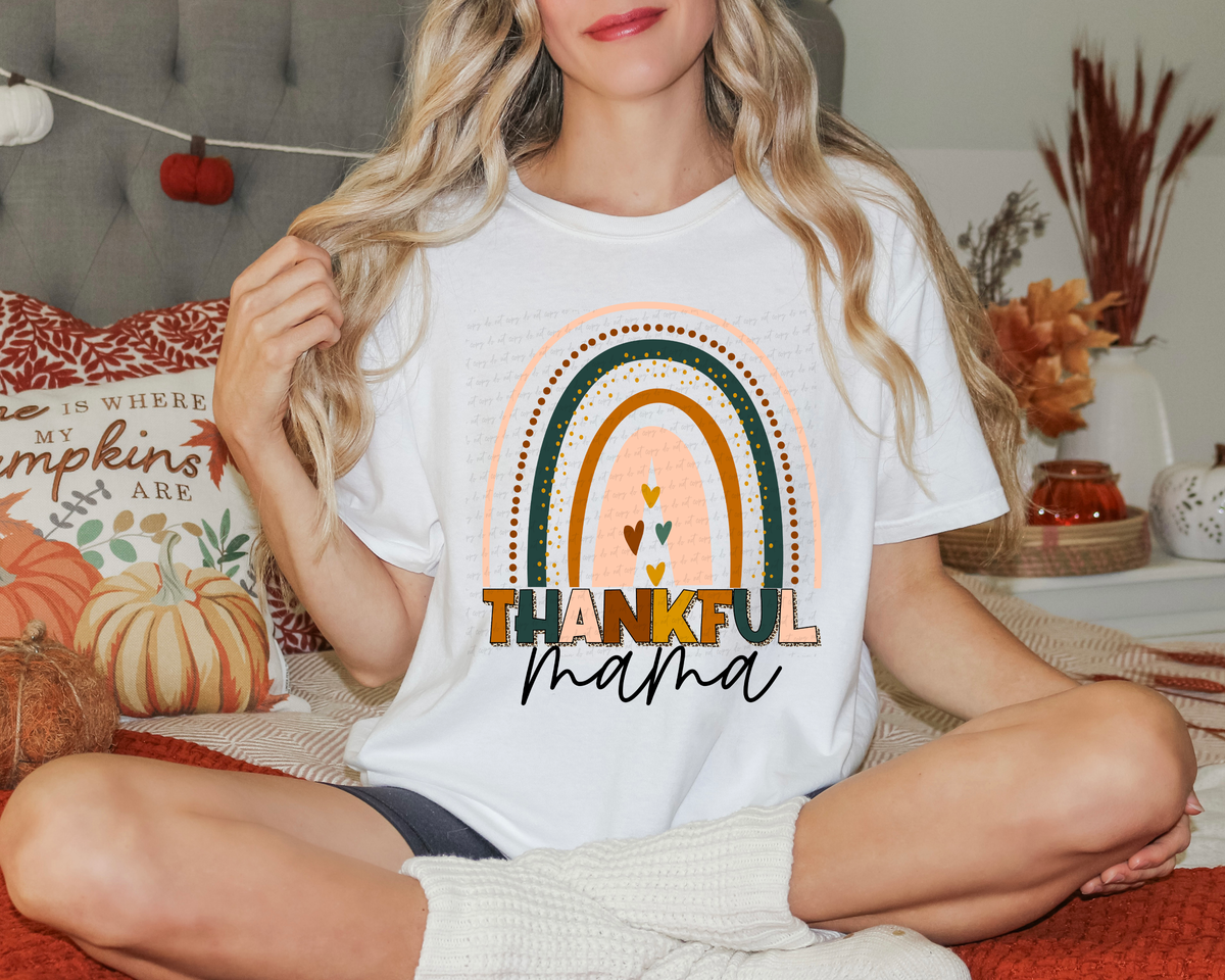 Thankful Mama Rainbow 116665 DTF Transfer