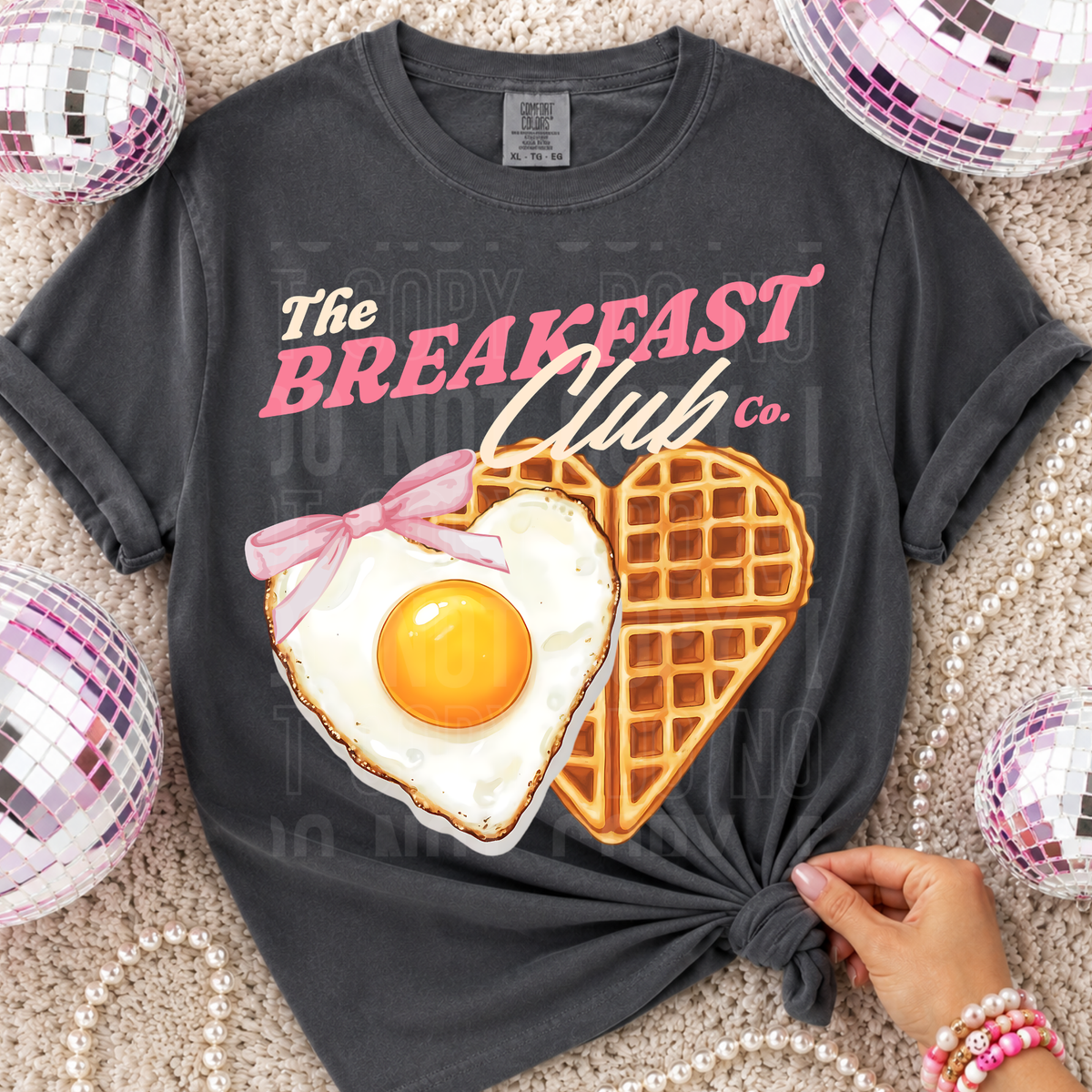 The breakfast club heart waffles (SBB) DTF Transfer