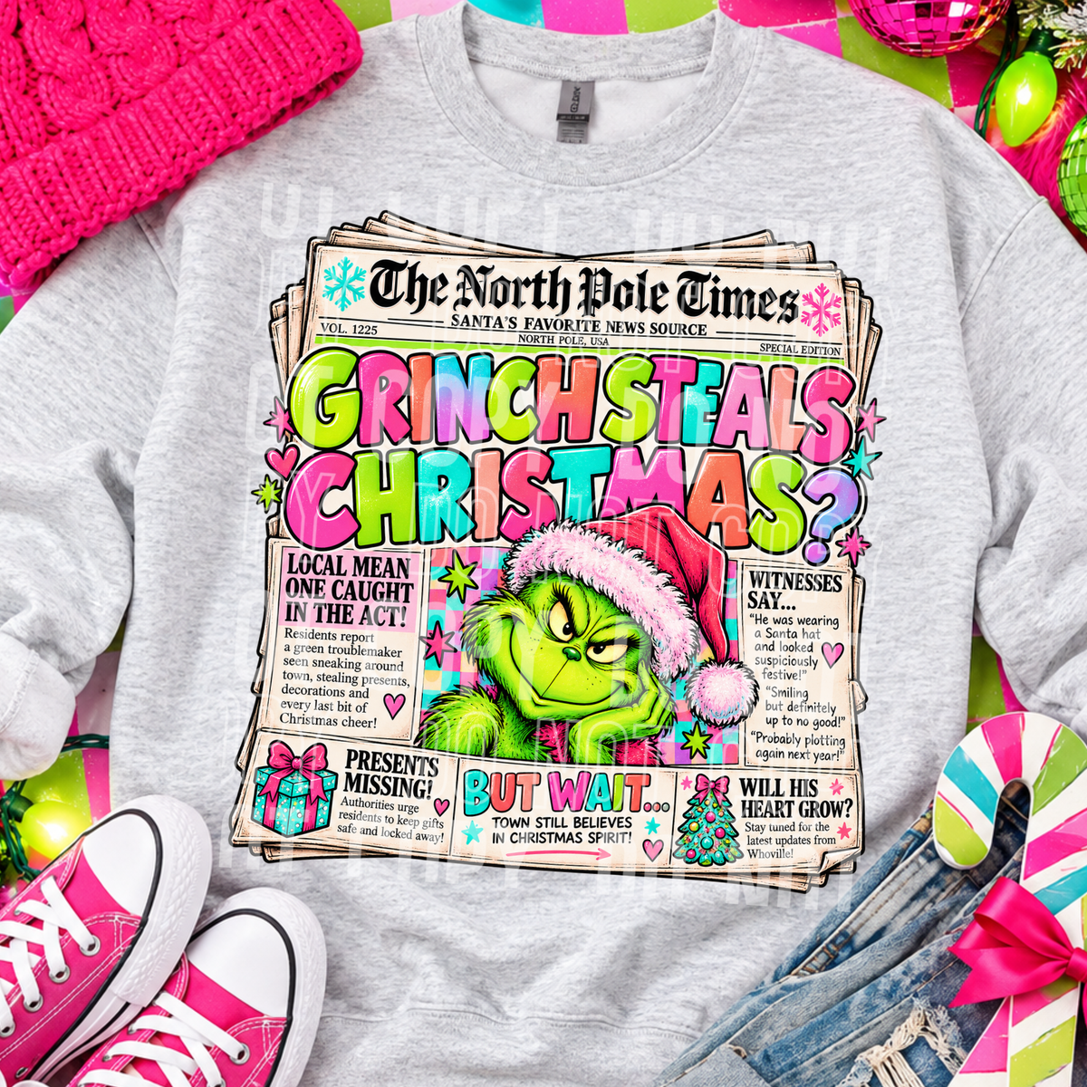 The North Pole Times (SBB) DTF Transfer
