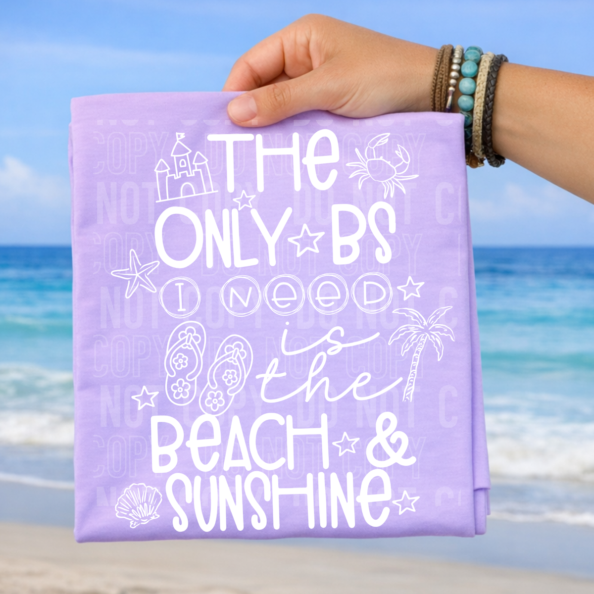 The only BS I need is the beach & sunshine (SBB) Sunday Special DTF transfer