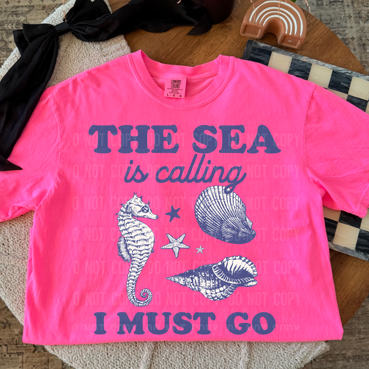The sea is calling I must go (SBB) Sunday Special DTF transfer