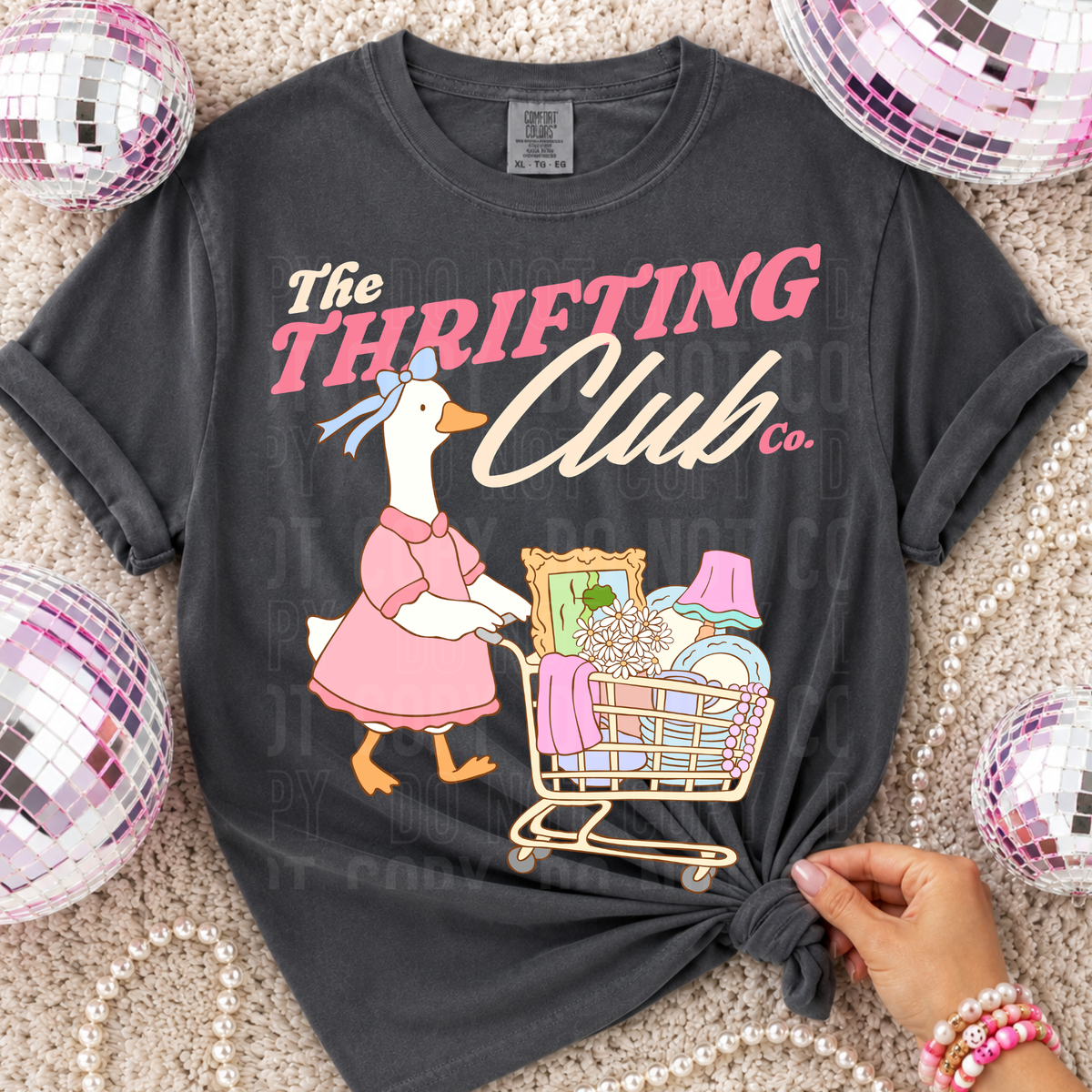 The thrifting club (SBB) DTF Transfer
