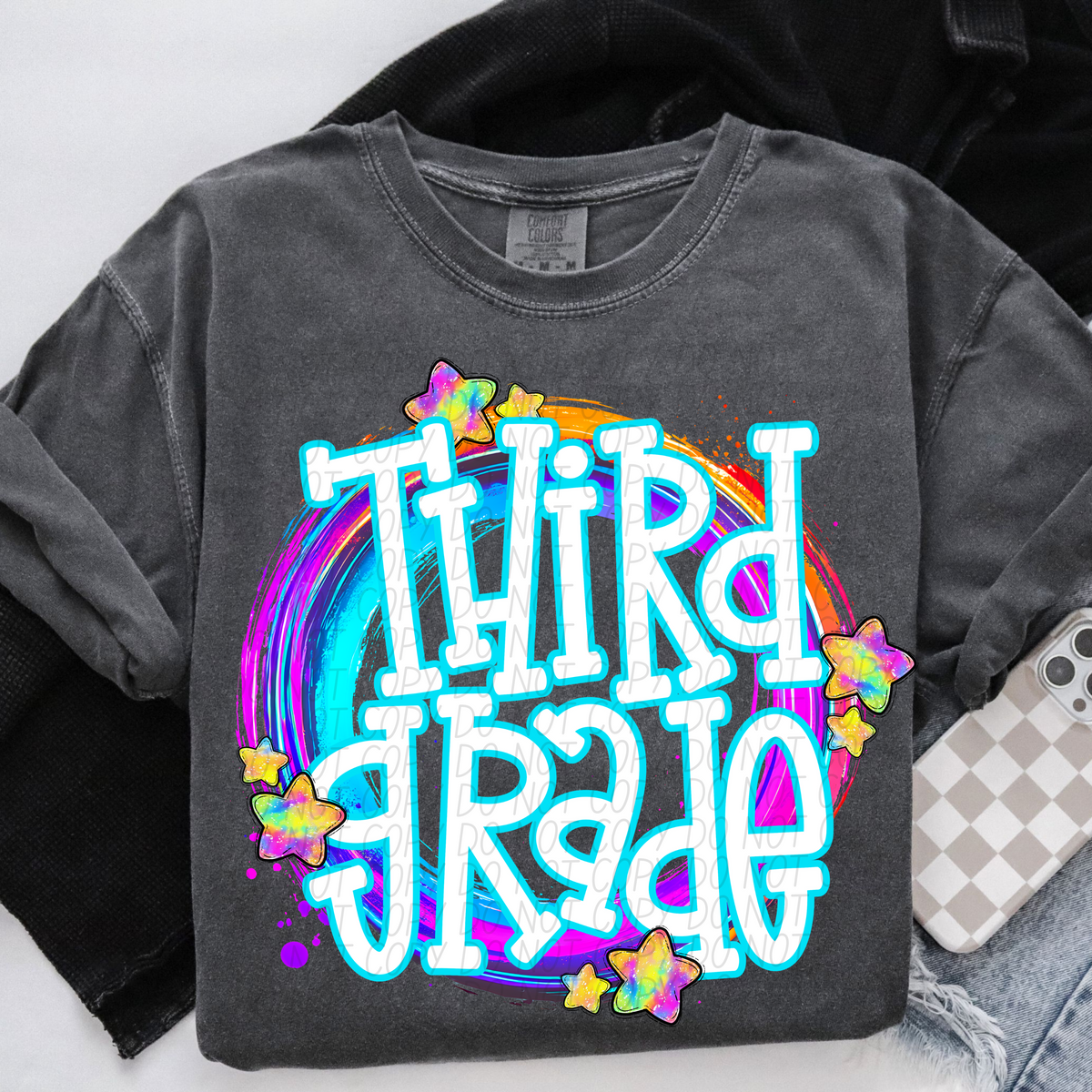 Third Grade Whimsical (CITY) DTF transfer