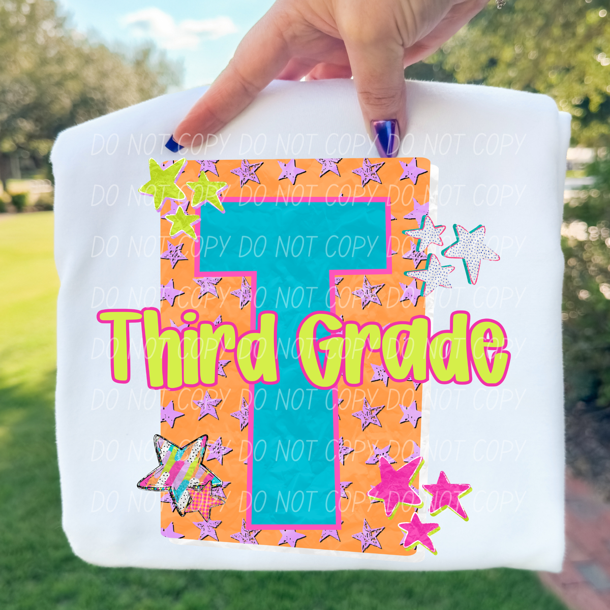 third grade grade level (city) DTF Transfer