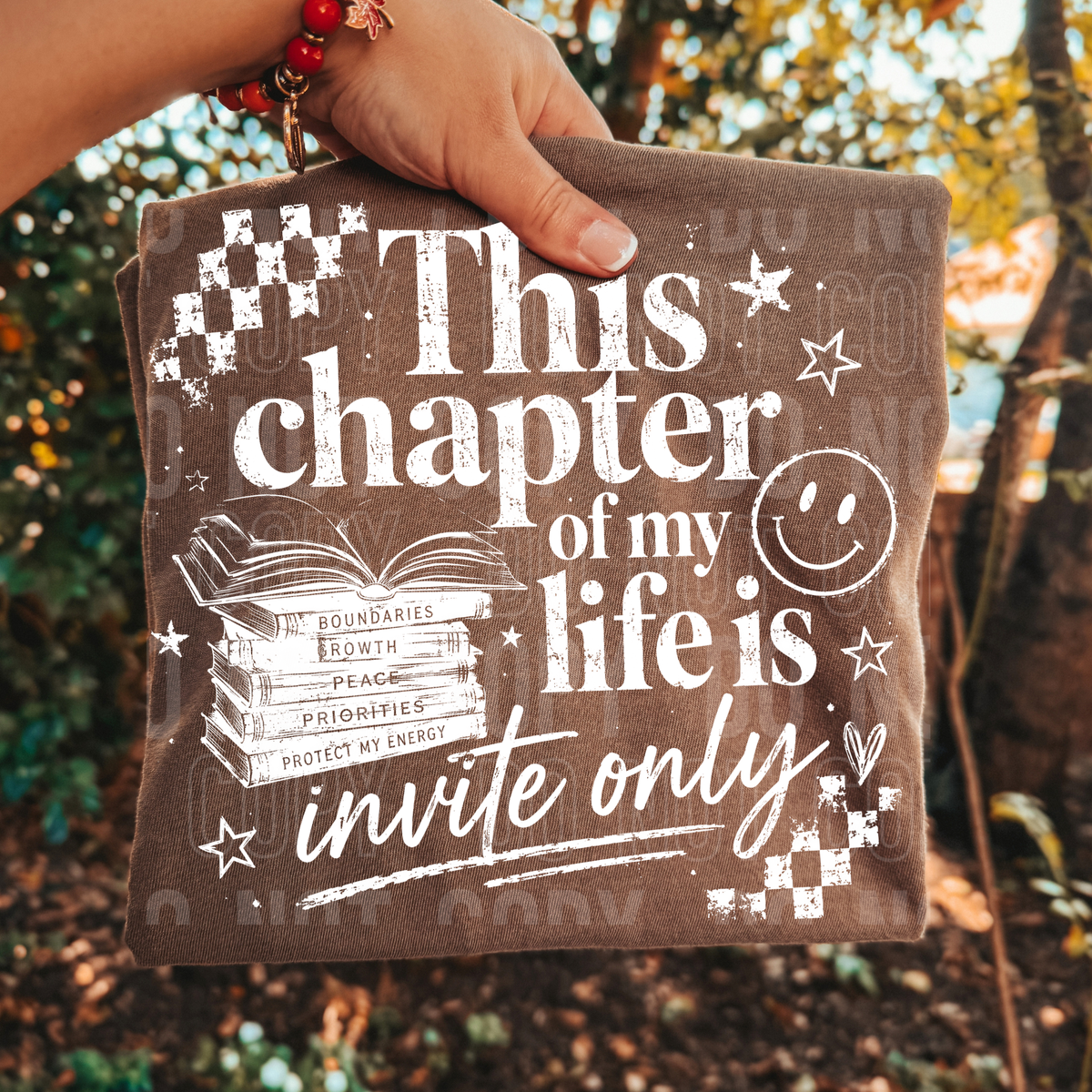 This chapter of my life is invite only WHITE (SBB) DTF transfer