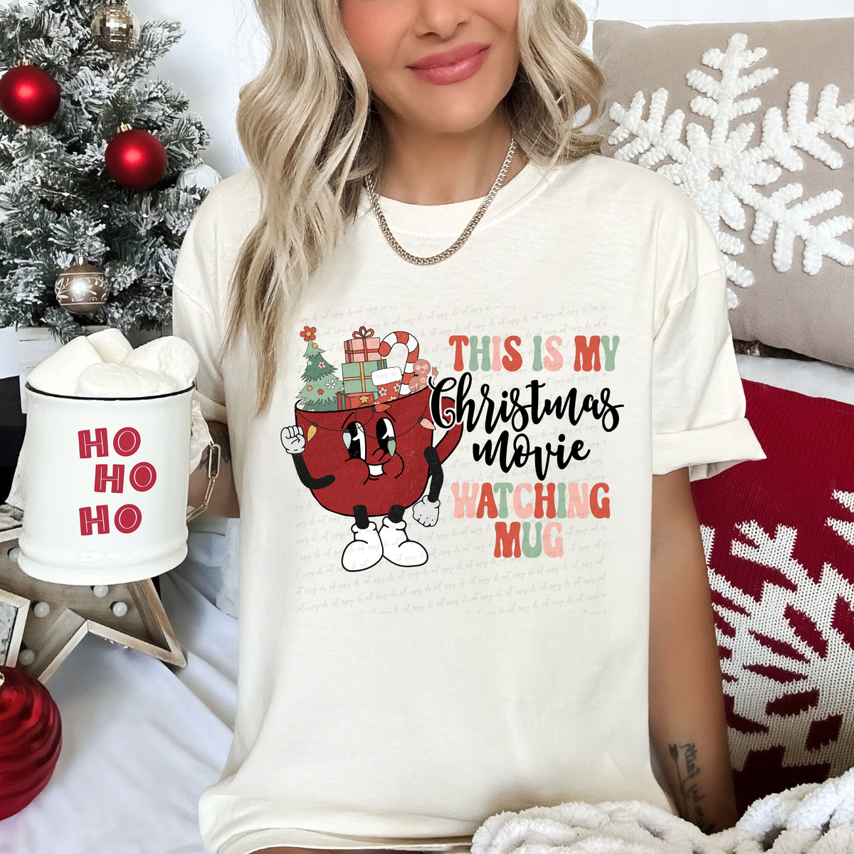 This Is My Christmas Movie Watching Mug 116668 DTF Transfer