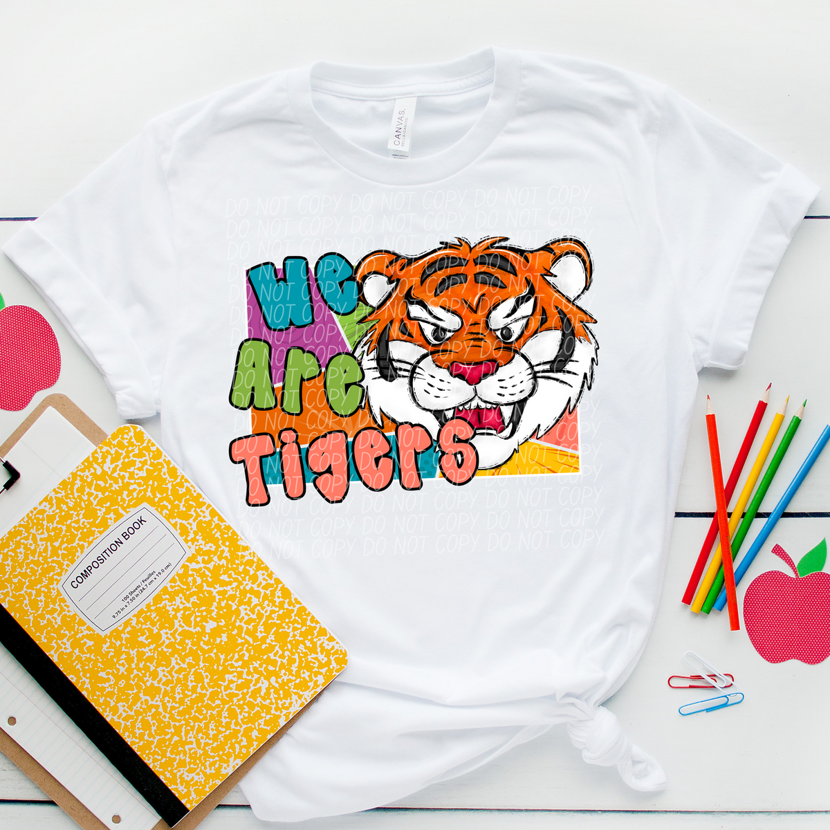We are tigers retro (City) 109659 DTF transfer