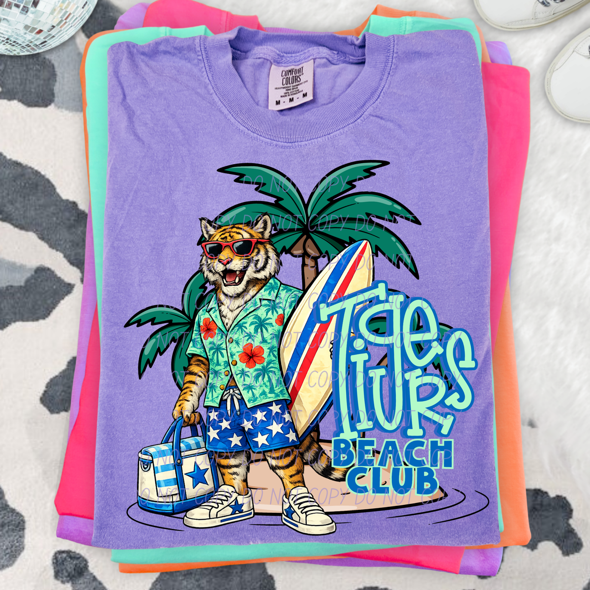 tigers beach club (city) DTF transfer