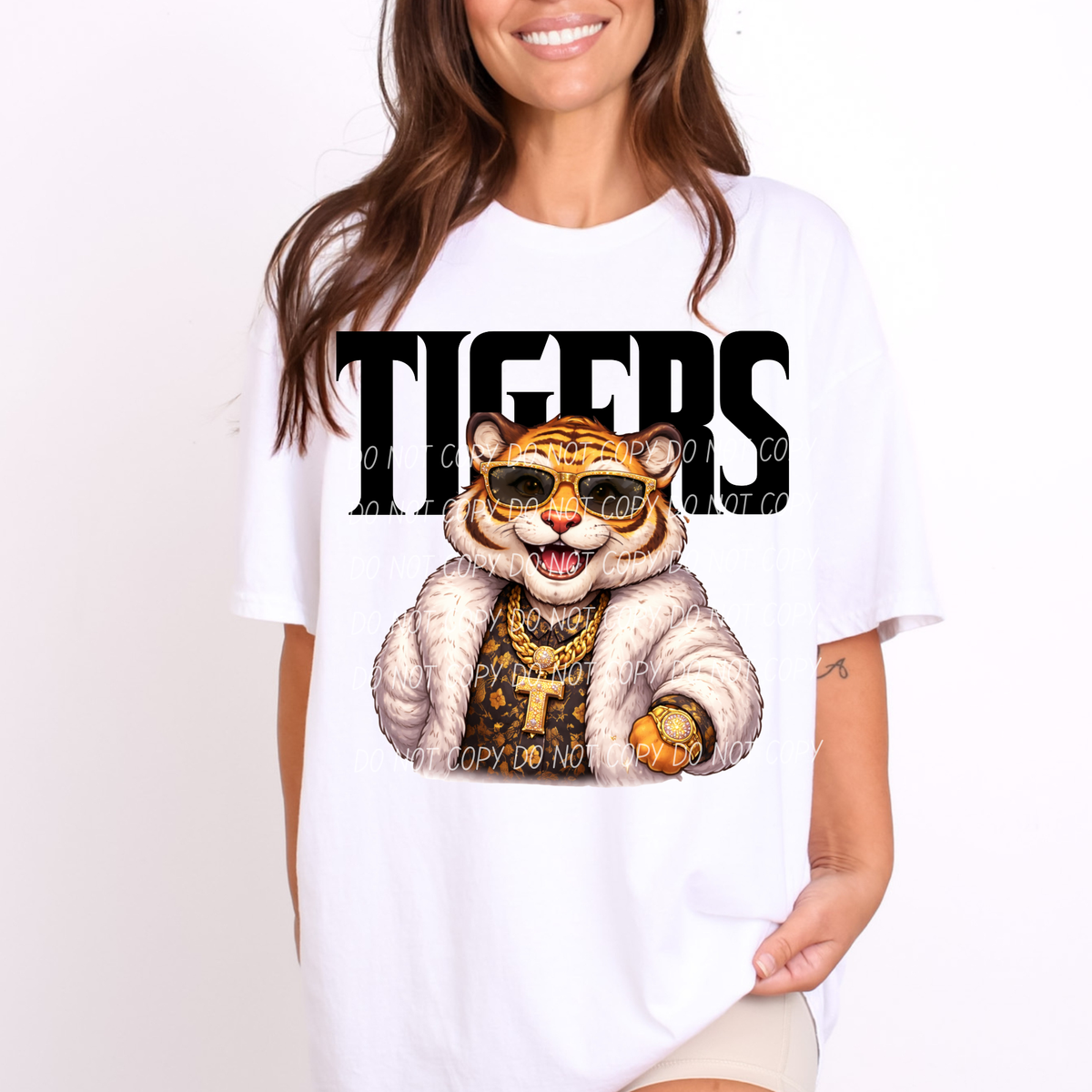 tigers Swag Mascot (City) DTF Transfer