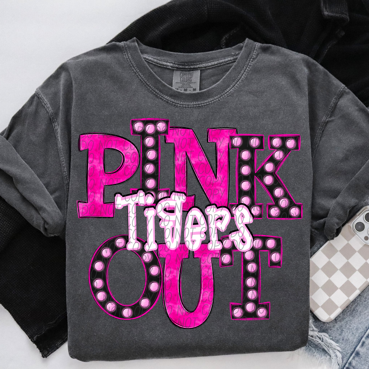 Texans Pink Out Marquee (City) 113049 DTF transfer