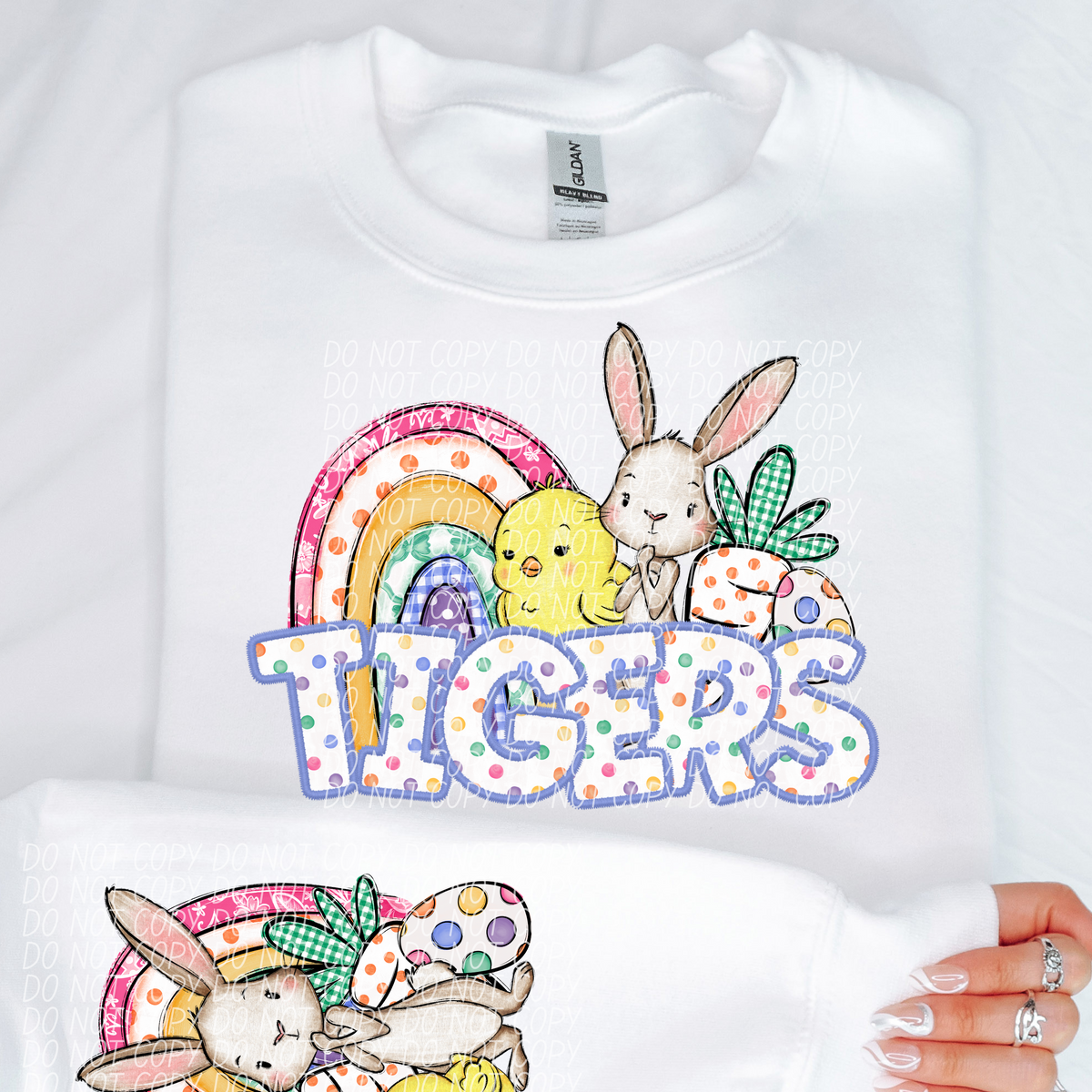 Easter Tigers (CITY) DTF transfer