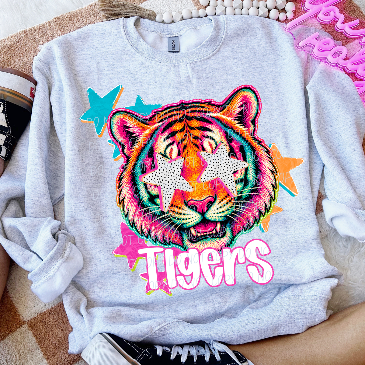 Tigers pop art (City) DTF Transfer
