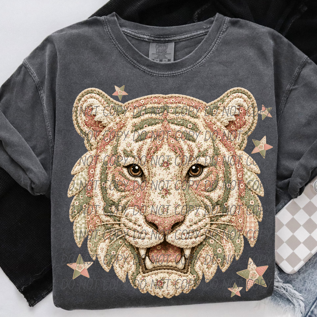 tiger everyday meemaw (City) DTF transfer