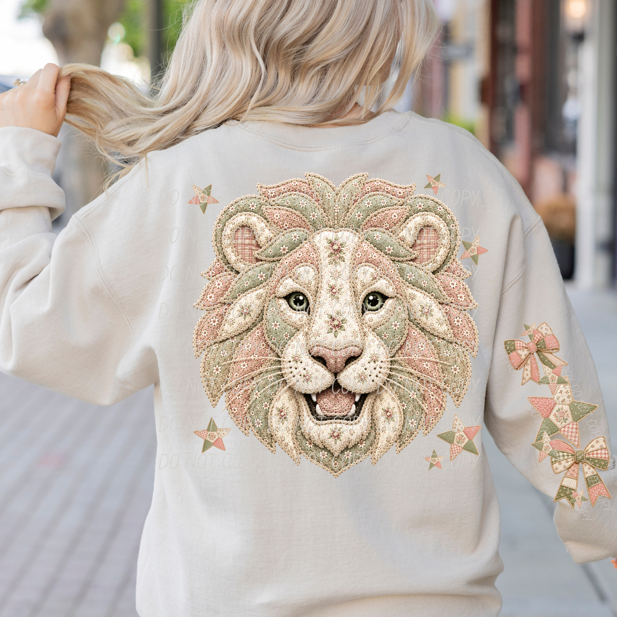 lions everyday meemaw (City) DTF transfer