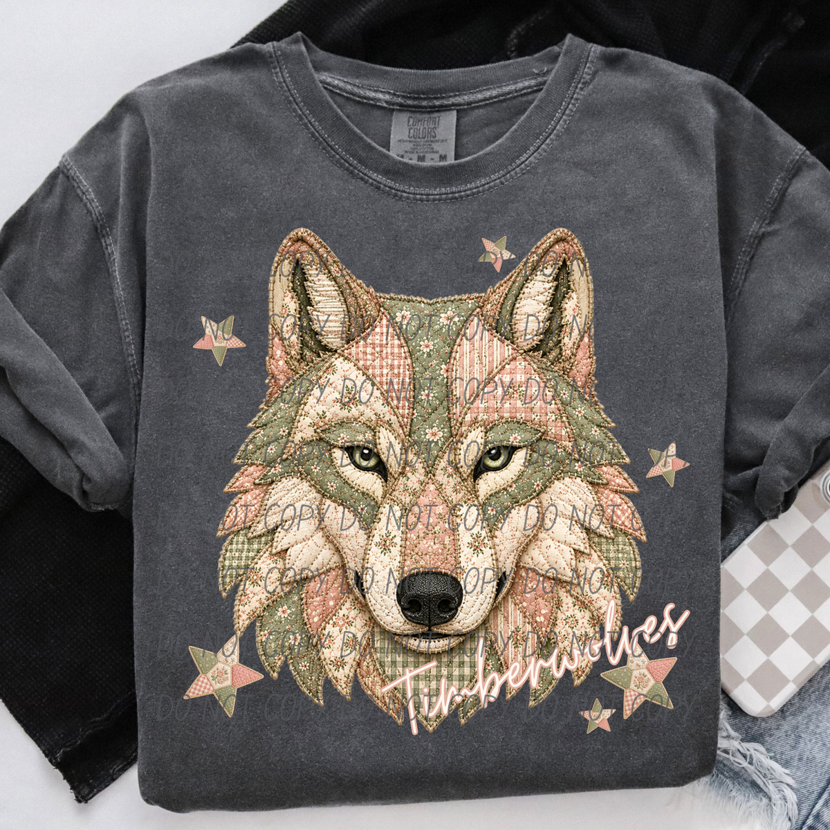 Timberwolves meemaw mascot (City) DTF Transfer