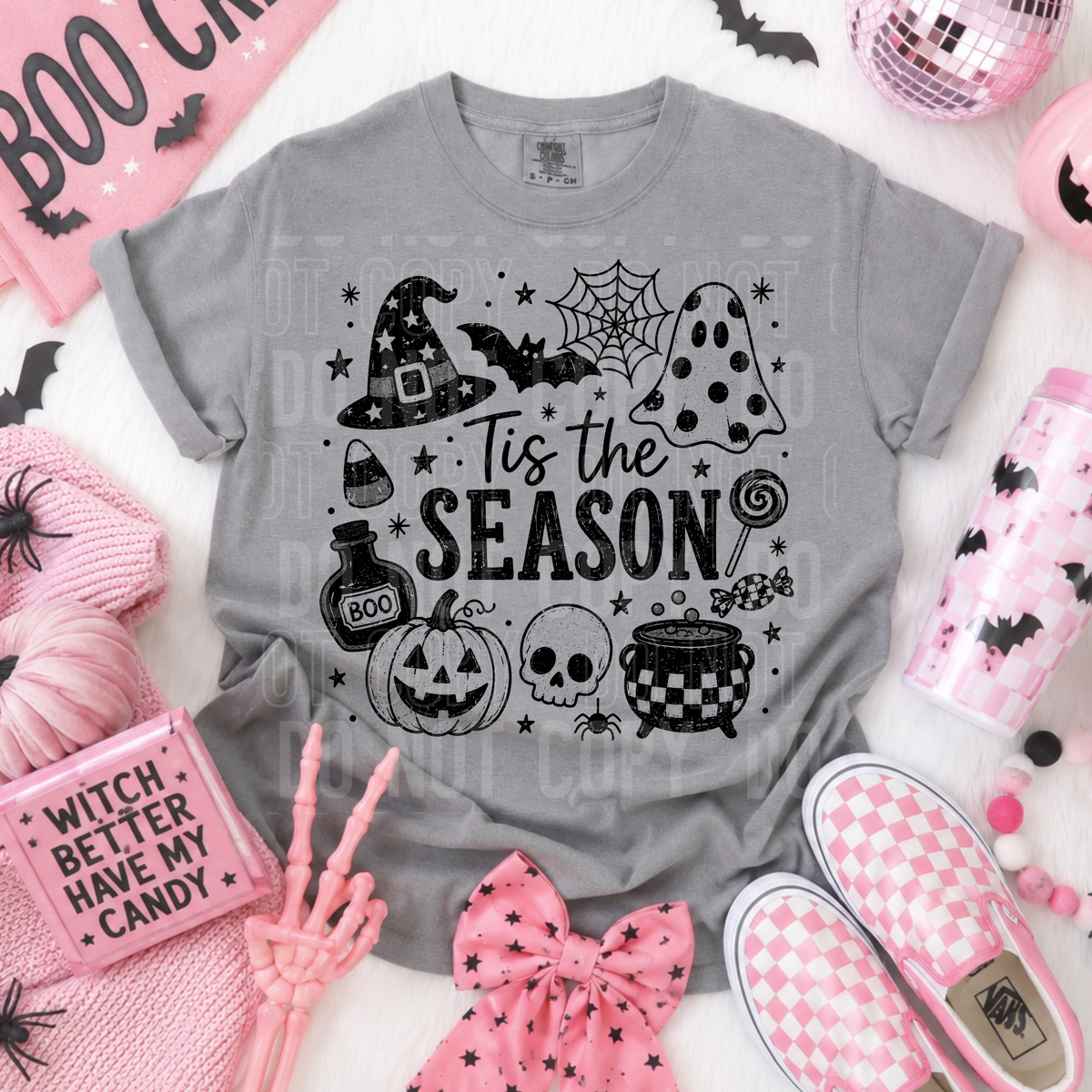 Tis the season halloween collage (SBB) DTF Transfer