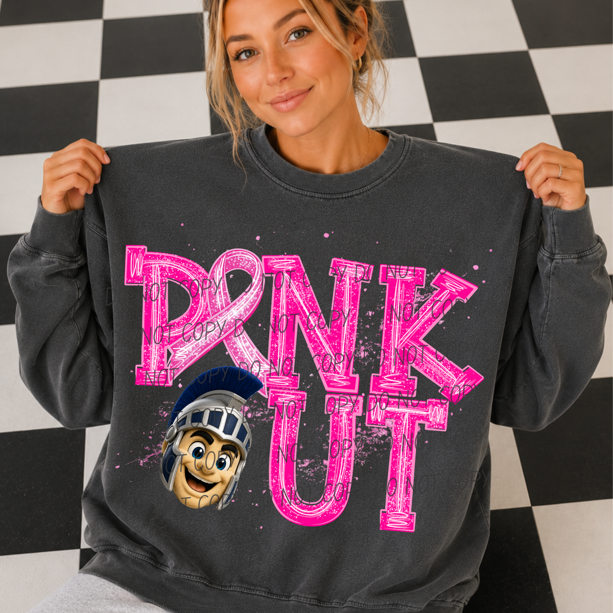 Titans Pink out (city) DTF transfer