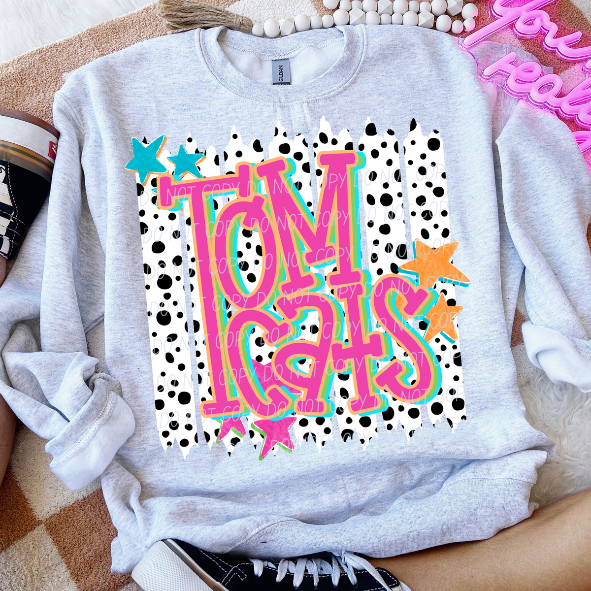tomcats lotty dotty (City) DTF transfer