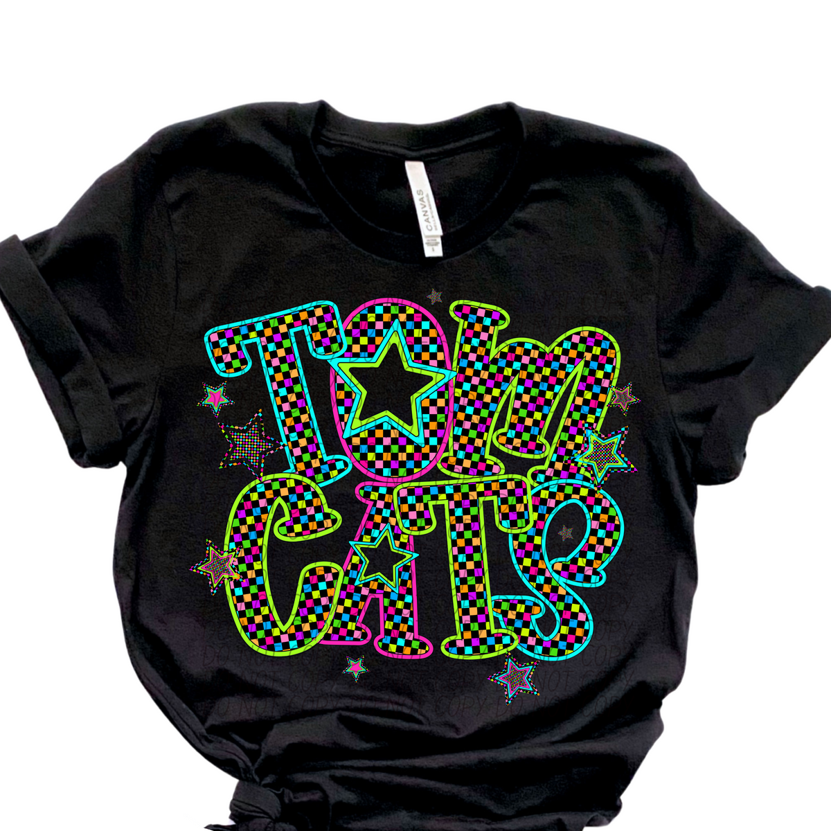 Tomcats Neon Stars (City) 102400 DTF transfer