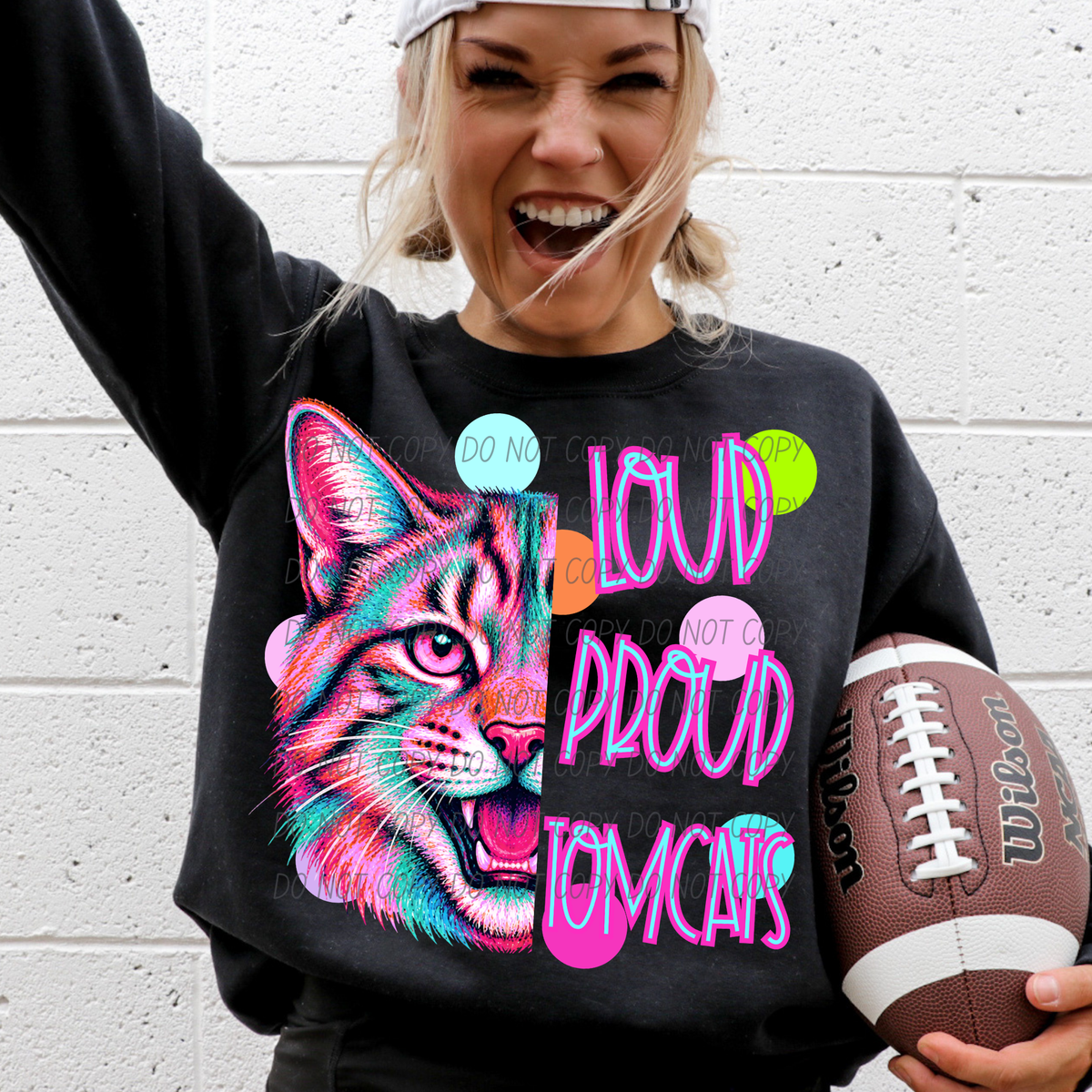 tomcats loud proud polkadots (city) DTF transfer