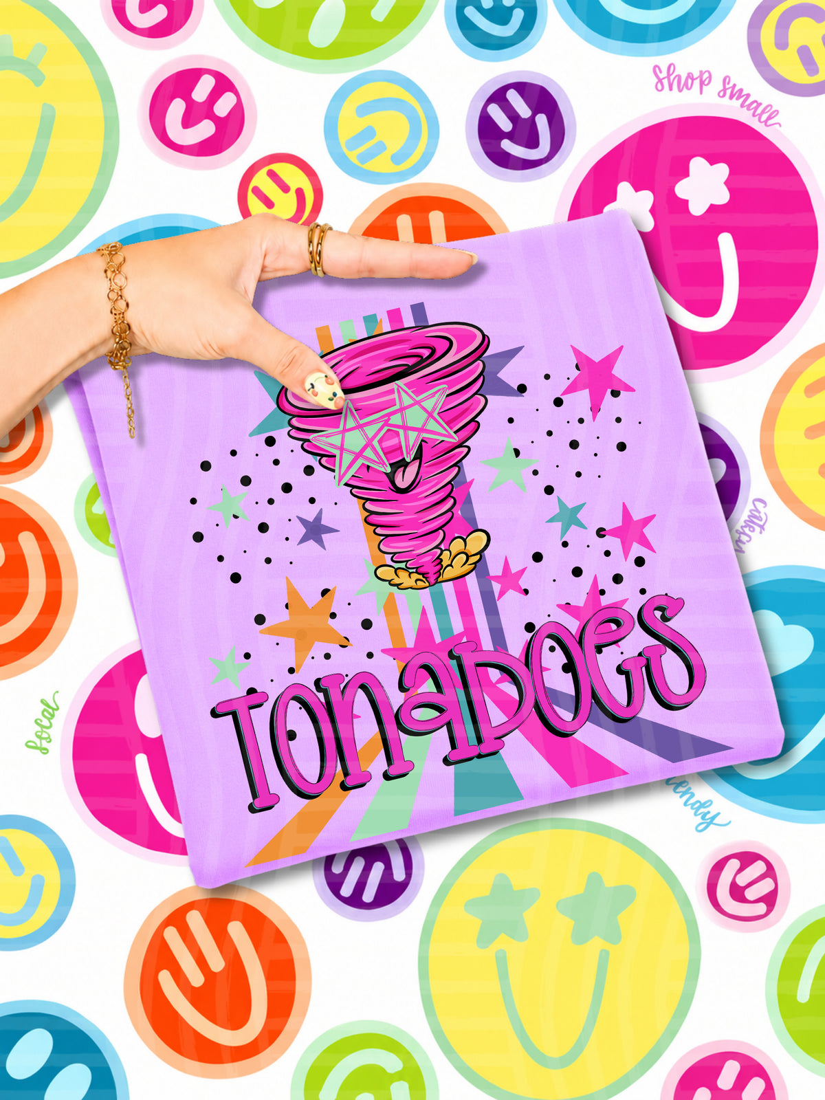 tornadoes starry eyes rainbow (caplinger) DTF Transfer
