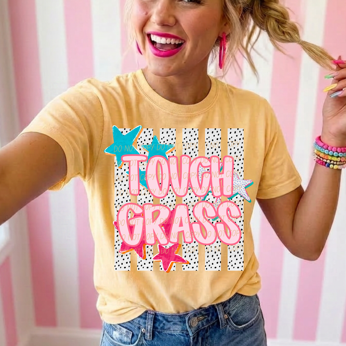 Touch grass (City) DTF Transfer