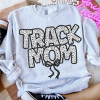 Track Mom Bow 74356 DTF Transfer