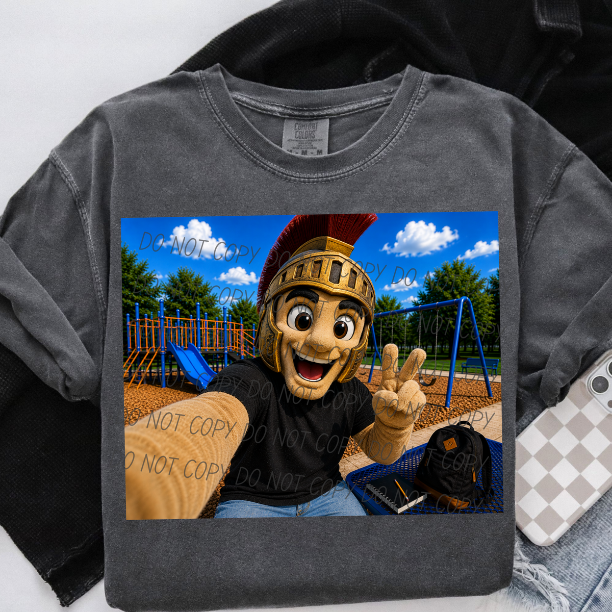 Trojans Mascot (City) DTF transfer