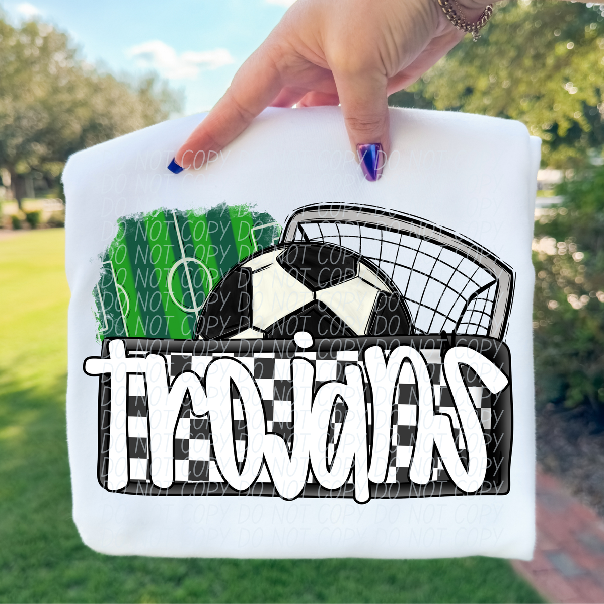 Soccer Trojans (City) DTF transfer