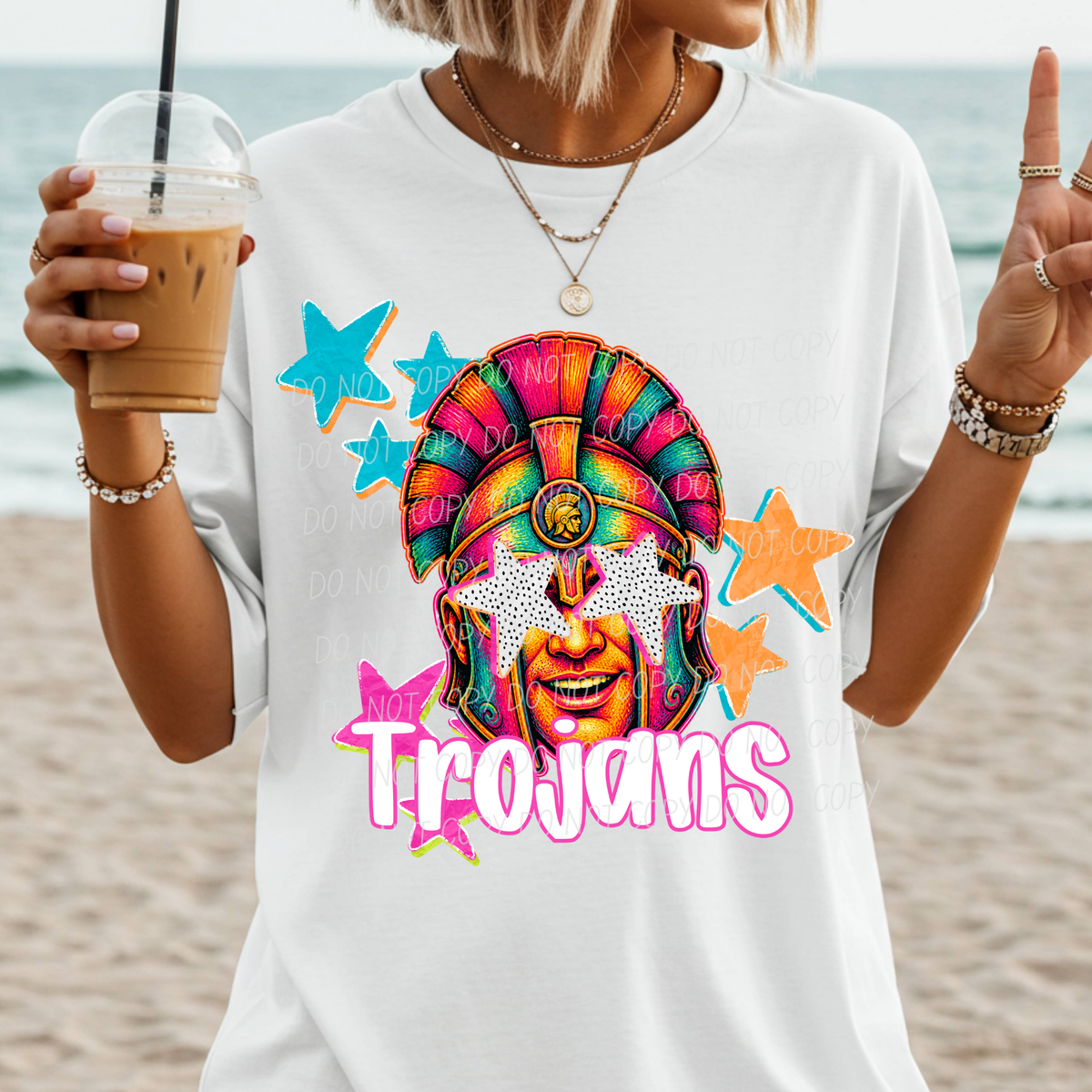 Trojans pop art (City) DTF Transfer