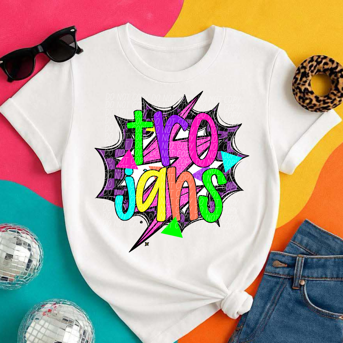 Trojans 80's Hero Mascots (City) DTF transfer