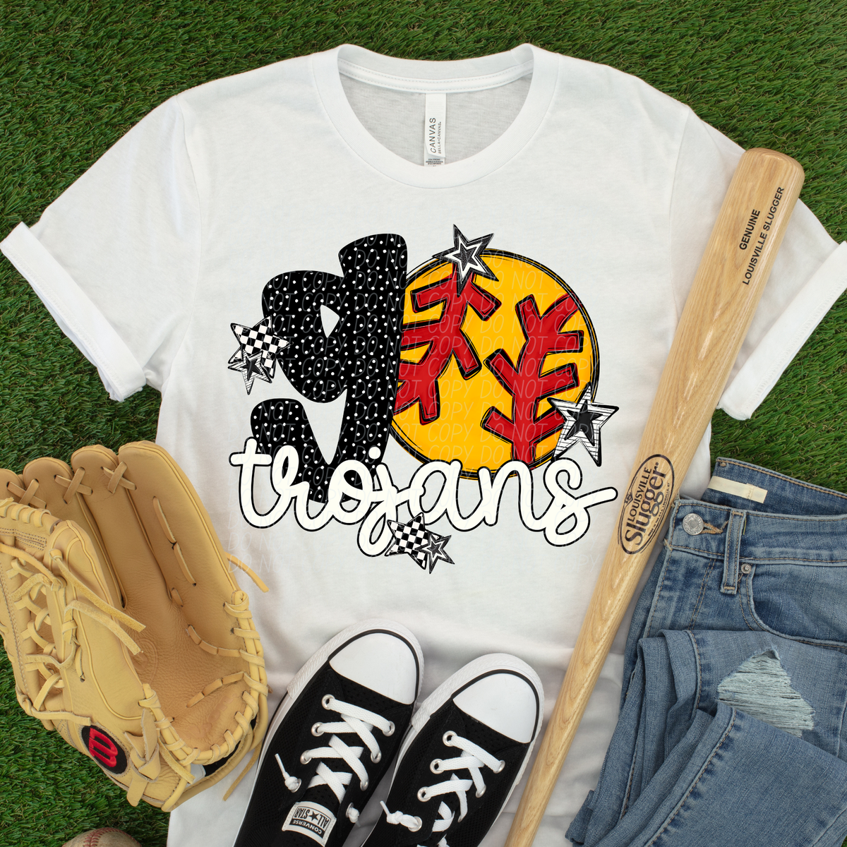 Go trojans softball (City) DTF Transfer
