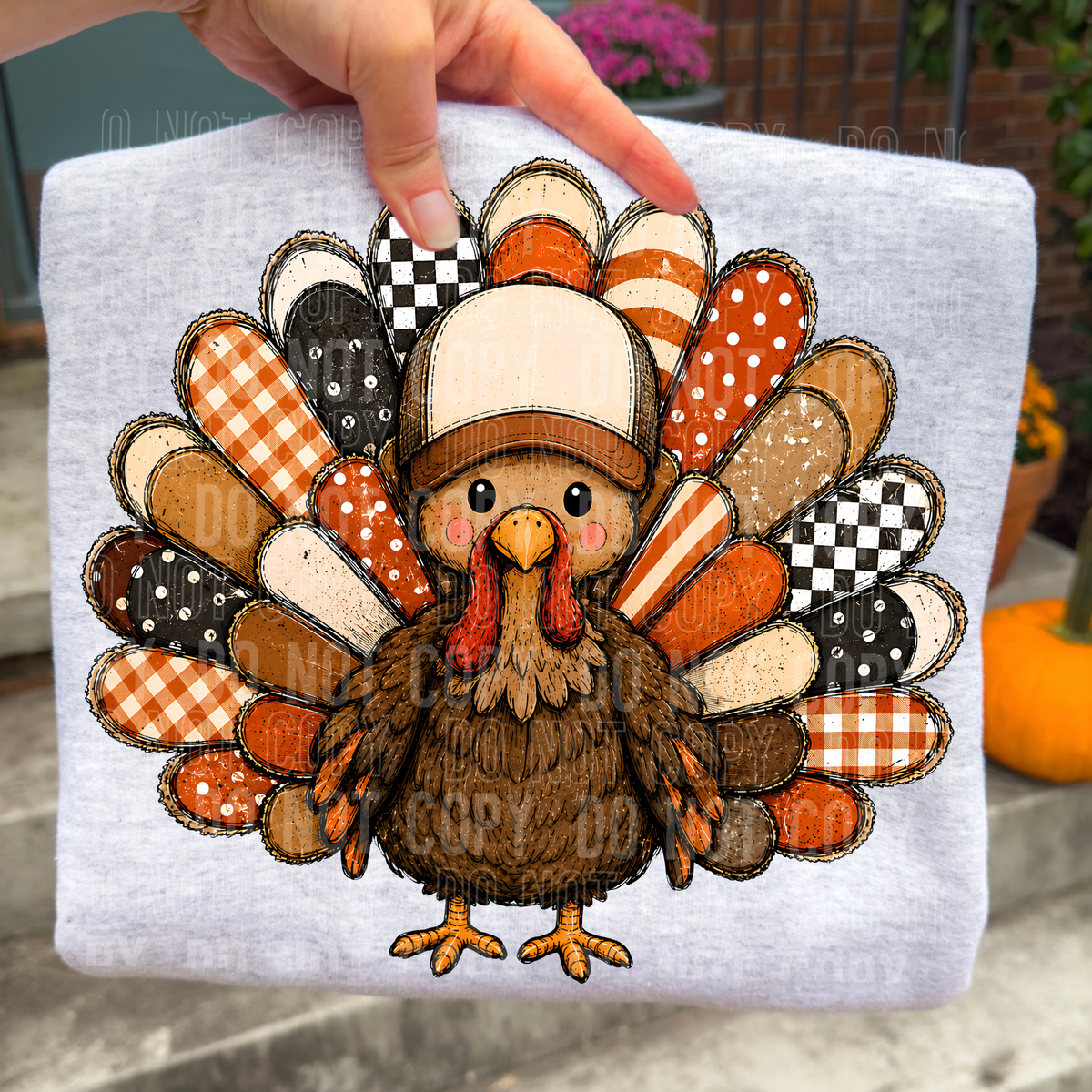 Turkey boy pattern (SBB) DTF Transfer