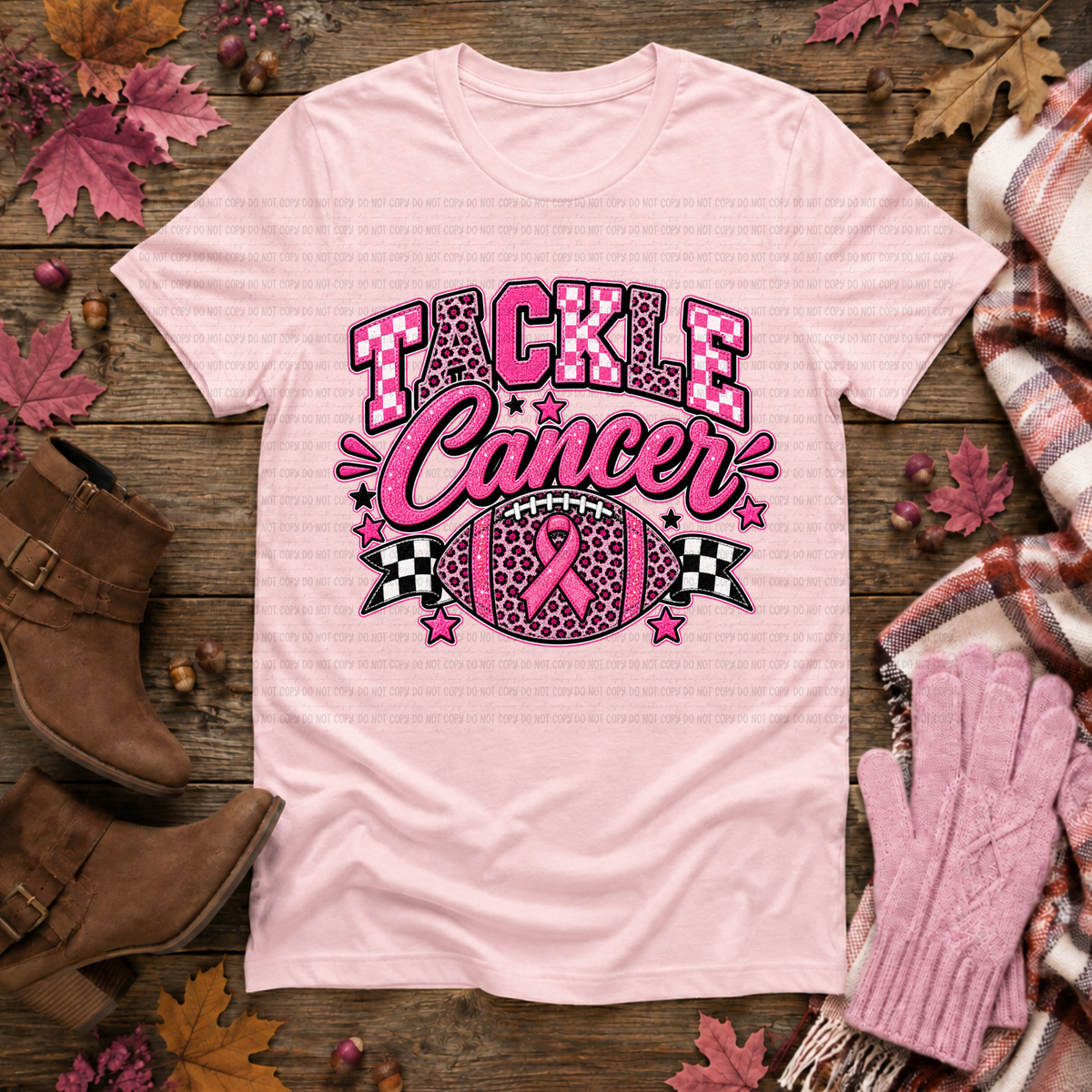 Tackle cancer (Revel) DTF transfer