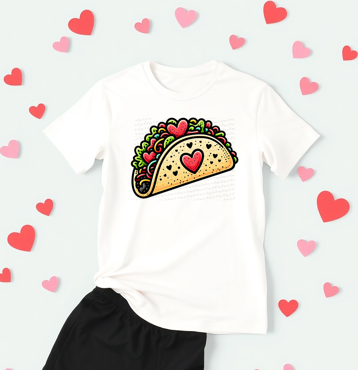 Taco Heart 81842 DTF Transfer