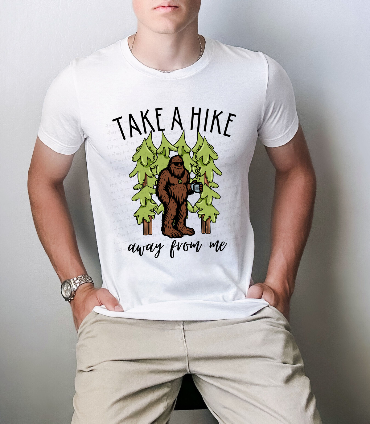 Take A Hike Away From Me Black Font 111485 DTF transfer