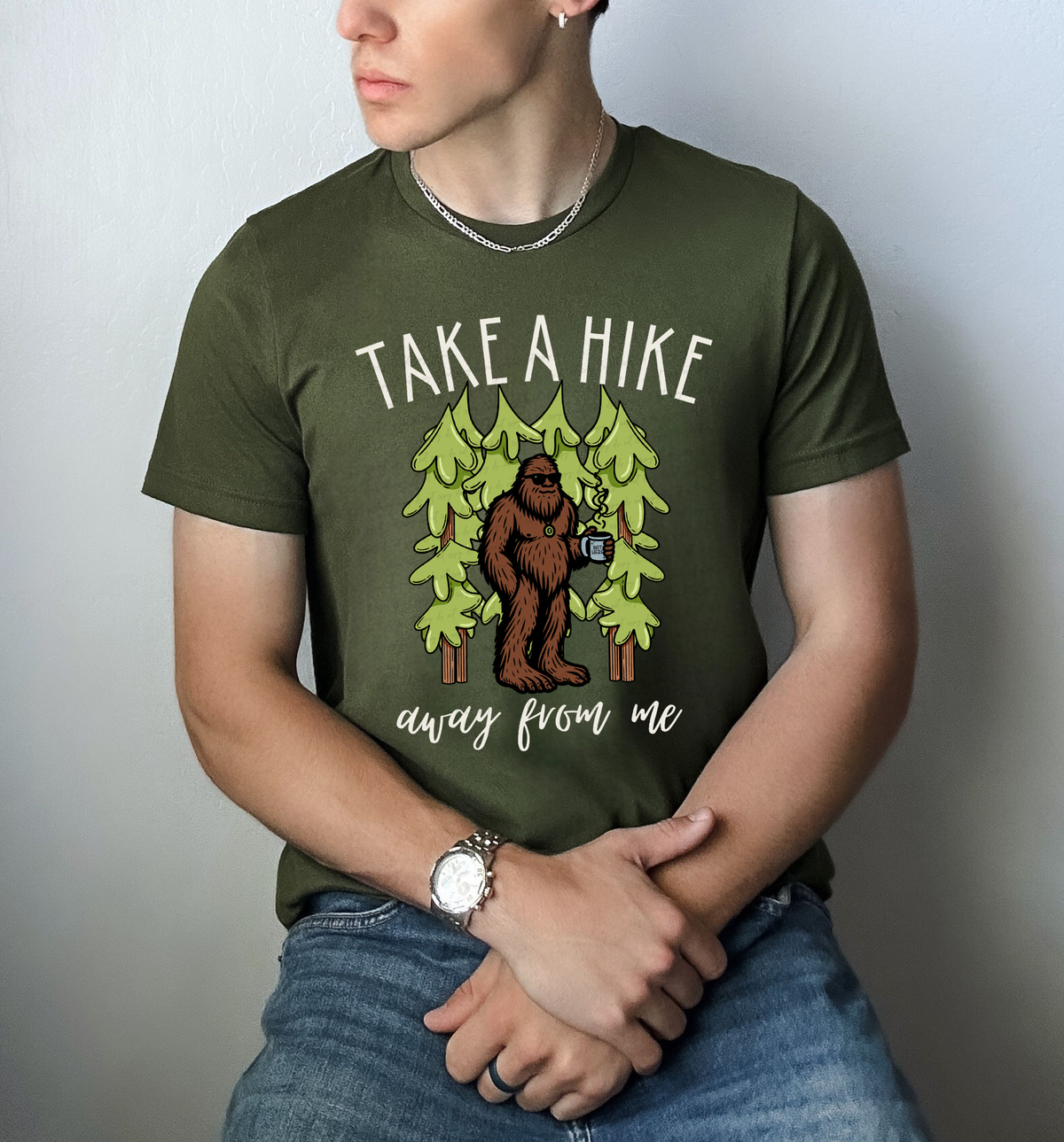 Take A Hike Away From Me White Font 111488 DTF transfer