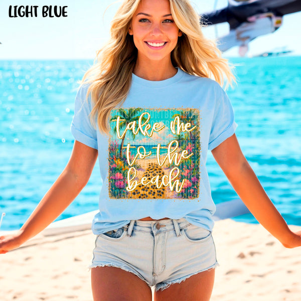 Take me to the beach 103485 DTF transfer