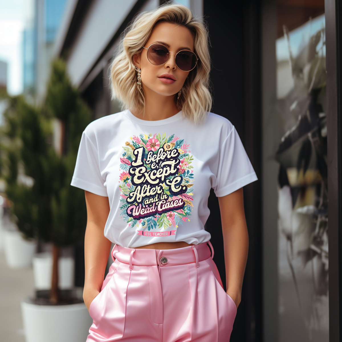 T Before E Except After E And In Weird Class 81413 DTF Transfer