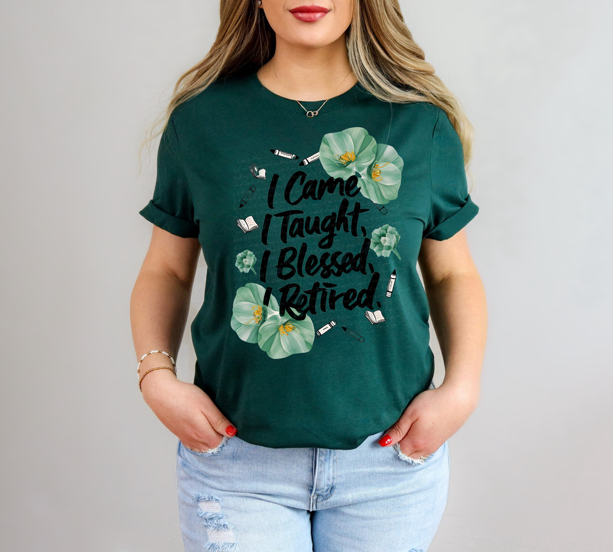 I Came I Taught 81415 DTF Transfer