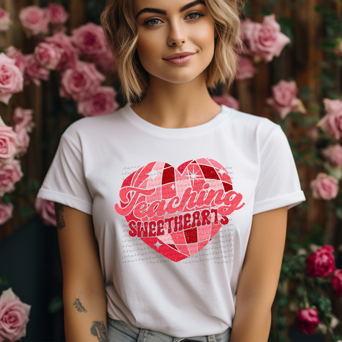 Teaching Sweethearts Heart 71734 DTF Transfer
