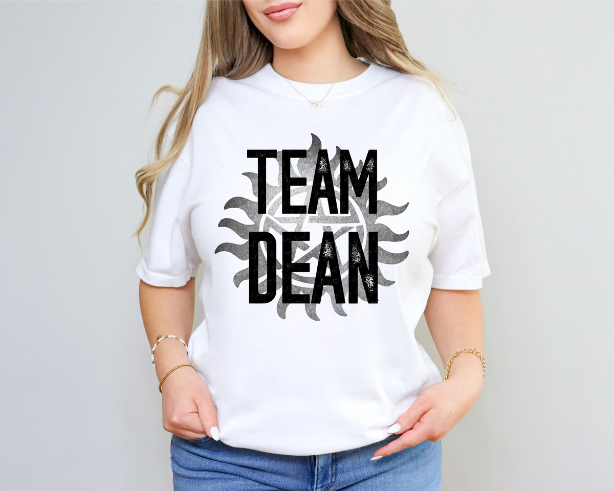 Team Dean Sun with Star 115406 DTF transfer