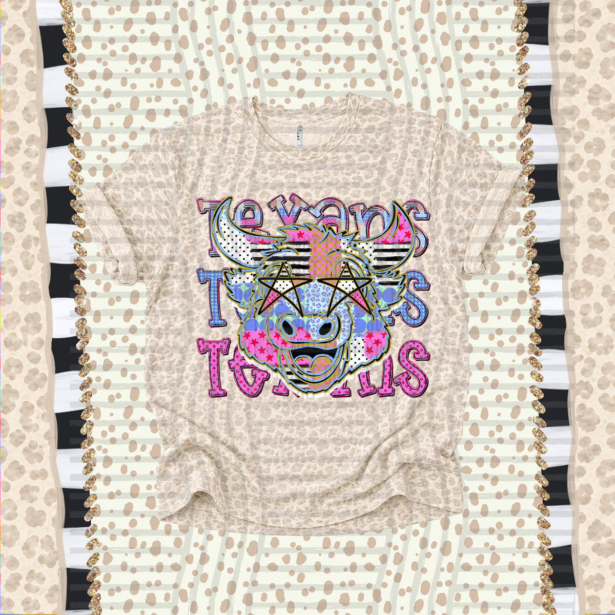 Texans-Dolly Doodle Print (Caplinger) DTF Transfer