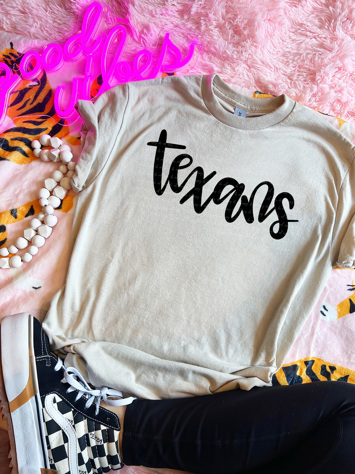 Texans Hand Lettered 54158 DTF transfer